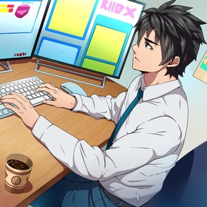 [Mazjojo] Full Service 1.10.1 Demo (Non-H Scenes, Unused Scenes, Backgrounds, Sprites) – Gay Manga sex 2