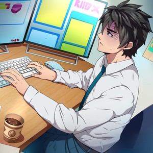 [Mazjojo] Full Service 1.10.1 Demo (Non-H Scenes, Unused Scenes, Backgrounds, Sprites) – Gay Manga sex 3