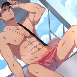 [Mazjojo] Full Service 1.10.1 Demo (Non-H Scenes, Unused Scenes, Backgrounds, Sprites) – Gay Manga sex 36