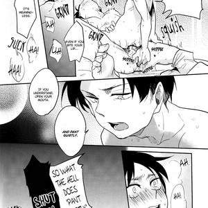 [Yureika (Tsumugi)] Shingeki no Kyojin dj – Damatte Aege [Eng] – Gay Manga sex 15