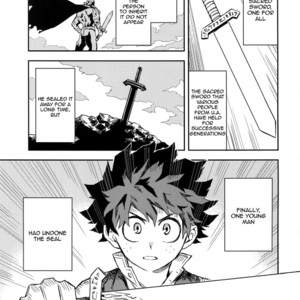 [Kometsubu (Rittiri)] The Story of the Sacred Sword with You and I – Boku no Hero Academia dj [Eng] – Gay Manga sex 4