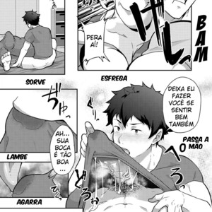 [PULIN Nabe (kakenari)] Natsuyasumi no Homo [PORTUGUESE] – Gay Manga sex 14