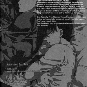 [UKSO (niratama)] Answer Is Near – Detective Conan dj [Eng] – Gay Manga sex 66