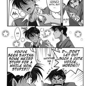 [Gekiretsu Kudo baka/ Naruto Maki] Detective Conan dj – Ore no Kudo ga honmani kawaee [Eng] – Gay Manga sex 12