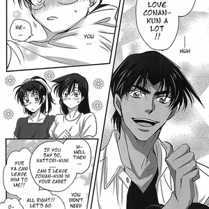 [Gekiretsu Kudo baka/ Naruto Maki] Detective Conan dj – Ore no Kudo ga honmani kawaee [Eng] – Gay Manga sex 19