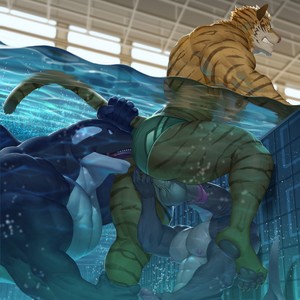 [raccoon21] Pool – Gay Manga thumbnail 001