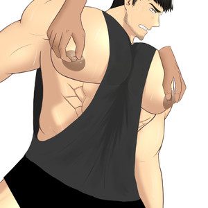 [KishiToru (Kishitoru29)] Playing muscular stranger’s nipple [cn] – Gay Manga sex 10