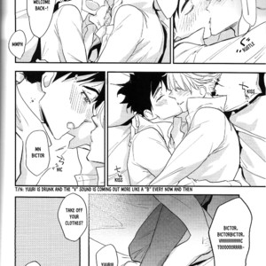 [Issho ni Ichido!] After banquet – Yuri on Ice dj [Eng] – Gay Manga sex 5