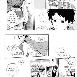 [Sakamoto] Nakimushi Shounen to Seinen Shoukou Extra – Haikyuu!! dj [Eng] – Gay Manga sex 12