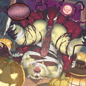 Raccoon21 – Halloween Karnage – Gay Manga thumbnail 001