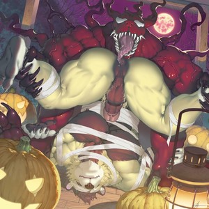 Raccoon21 – Halloween Karnage – Gay Manga sex 2