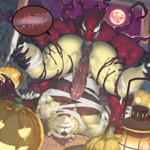 Raccoon21 – Halloween Karnage – Gay Manga sex 5