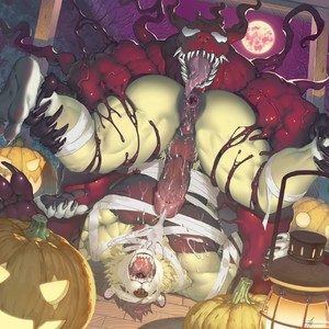 Raccoon21 – Halloween Karnage – Gay Manga sex 8