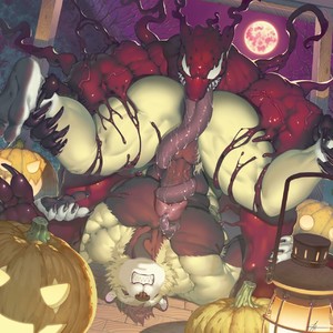 Raccoon21 – Halloween Karnage – Gay Manga sex 11