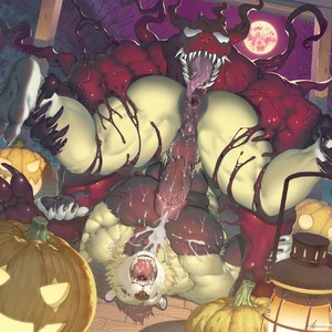 Raccoon21 – Halloween Karnage – Gay Manga sex 15
