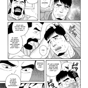 [Tagame Gengoroh] Dachi no Oyaji ni Mesu ni Sarete | Comment je suis devenu 2 [Fr] – Gay Manga thumbnail 001