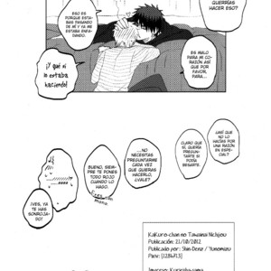 [Shindenzu (Yunomizu)] Kuroko no Basuke dj – Kakuro-chan no Tawainai Nichijou [Esp] – Gay Manga sex 12