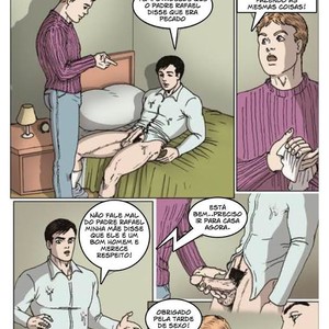 [Josman] In the confessional with the priest [Portuguese] – Gay Manga sex 9