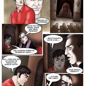 [Josman] In the confessional with the priest [Portuguese] – Gay Manga sex 13