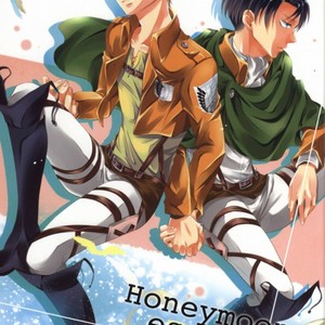 Gay Manga - [Makkurona] Shingeki no Kyojin dj – HONEYMOON ESCAPE [JP] – Gay Manga