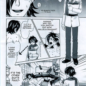 [Cappadocia (CJ Michalski, Usami Mio)] LOCK ON!! Setsunakyun – Gundam 00 dj [Eng] – Gay Manga sex 24