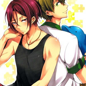 [American?Rock (Kotarou)] Love Affair – Free! dj [Portuguese] – Gay Manga thumbnail 001