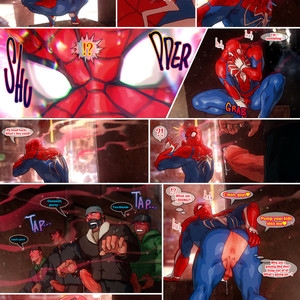 Gay Manga - [Rokudenashi] Spidey and the Love Bite! – Spider-Man dj [Eng] – Gay Manga