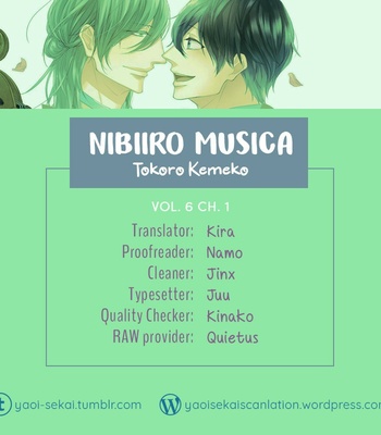 Gay Manga - [TOKORO Kemeko] Nibiiro Musica – vol.06 [Eng] (update c.2) – Gay Manga