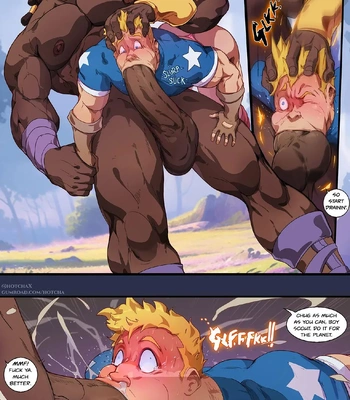 [Hotcha] Captain America Visits Planet BBC [Eng] – Gay Manga sex 7