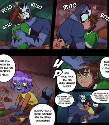 [Kikuharu Nakamura] Ben-Baby Short Comic (3) – Ben 10 x Rook [Portuguese] – Gay Manga sex 13