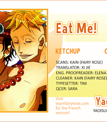 [himegoto (Ketchup)] One Piece dj – Eat me! [Eng] – Gay Manga thumbnail 001