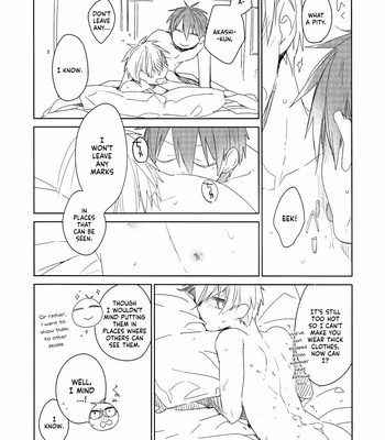 [TAM (Tamiya Komo)] Kuroko no Basket dj – Zansho Omimai Moushiagemasu [ENG] – Gay Manga sex 4