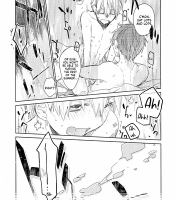 [TAM (Tamiya Komo)] Kuroko no Basket dj – Zansho Omimai Moushiagemasu [ENG] – Gay Manga sex 9