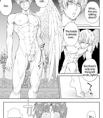 [Pink Shark] Maou-sama wa Ero de Sekai o Seifuku Suru sou desu -VS Yuusha Hen- | It seems that the Demon Lord will conquer the world with eroticism -VS Hero Edition- [Eng] – Gay Manga sex 14