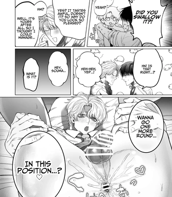 [Baby Lilac (Kanipan Mushamusha, Karume)] Bitch no Ore ga Zetsurin no Kouhai (Honmei) to Amaama Ecchi Suru Hanashi [Eng] – Gay Manga sex 29