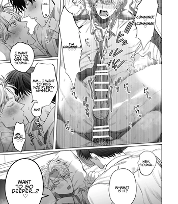 [Baby Lilac (Kanipan Mushamusha, Karume)] Bitch no Ore ga Zetsurin no Kouhai (Honmei) to Amaama Ecchi Suru Hanashi [Eng] – Gay Manga sex 34