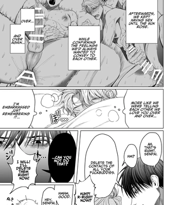 [Baby Lilac (Kanipan Mushamusha, Karume)] Bitch no Ore ga Zetsurin no Kouhai (Honmei) to Amaama Ecchi Suru Hanashi [Eng] – Gay Manga sex 40