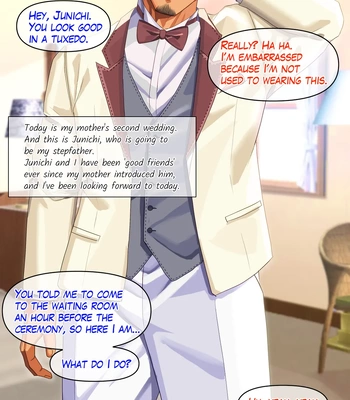 Animation: Tuxedo sex on wedding day with mother’s remarried partner by izukonohito – Gay Manga sex 9