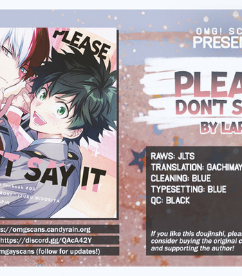 [Lapin] Please Don’t Say It – Boku no Hero Academia dj [Eng] – Gay Manga sex 41