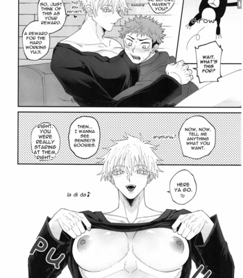 [Hokuto no Take (Takenameko)] Hey baby, wanna do it with this sis – Jujutsu Kaisen dj [Eng] – Gay Manga sex 9