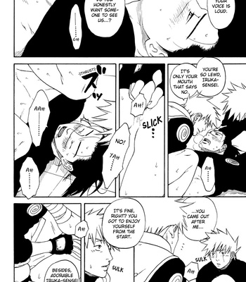 [Setsuko/ Xiaoqu] Naruto dj – Naughty Iruka-sensei [Eng] – Gay Manga sex 20