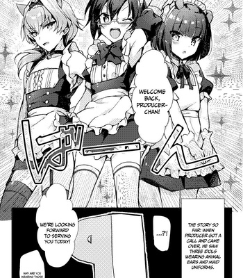 [gotaitouti (Marina-kun)] Minna de Issho ni Kemomimi Maid Daisakusen! | The Great “Everyone Being Maids Together With Animal Ears” Plan – THE IDOLM@STER SideM dj [Eng] – Gay Manga sex 3