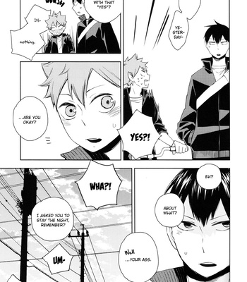 [Elevatordog] Ikkaimenoato (After Their First Time) – Haikyuu!! dj [Eng] – Gay Manga sex 23