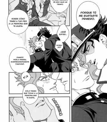 [Amarans/ FUZIMURA Marina] Junjou Shishunki Jotaro ga kakkoyosukite tsurai shuu – JoJo dj [ESP] – Gay Manga sex 31