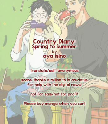 [isino aya] Country Diary: Spring to Summer – Vol.01 [Eng] – Gay Manga sex 3