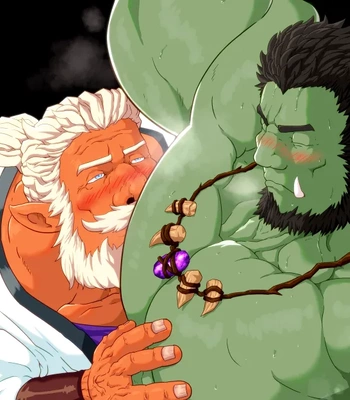 [Kuroneko to Taijutei (Tamineko)] Dwarf no kusuriya to orc no youjinbou – Gay Manga sex 13