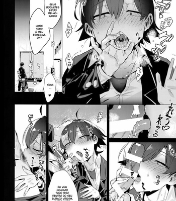 [Hamehame Service Area (Cr-R)] Hikigaya Hachiman o Saiminjutsu de Kanojo ni Shite Yaritai Houdai Suru Hon [Portuguese] – Gay Manga sex 27