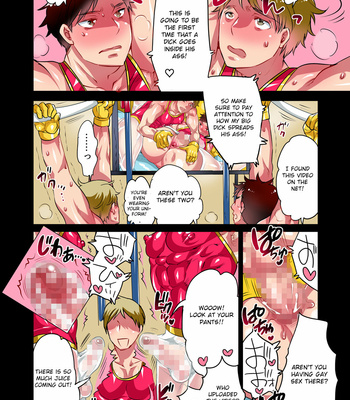 [HONEY QP (Inochi Wazuka)] Homo Ochi Gakuen Taisou-bu Suiei-bu [Eng] – Gay Manga sex 27