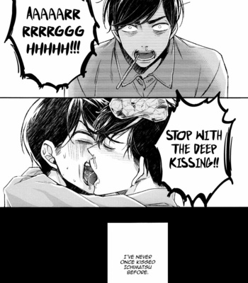 [Yamada Papiko/ OSHINOBEE] Osomatsu-san dj – Kiss to Shousou [Eng] – Gay Manga sex 8