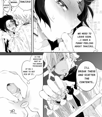 [Hoshiroma] biyaku o nomanai to de rarenai heya – A room that cannot be exited without taking an aphrodisiac – Kimetsu no Yaiba dj [Eng] – Gay Manga sex 5